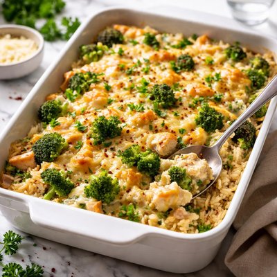 Image of Cheesy Chicken Broccoli Bake