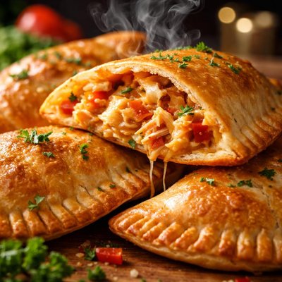 Image of Cheesy Chicken Empanadas