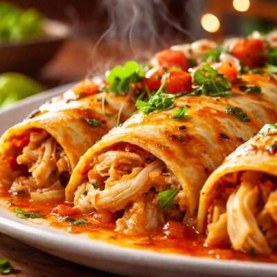 Image of Cheesy Chicken Enchiladas