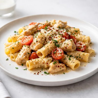Image of Cheesy Chicken Pasta Toss