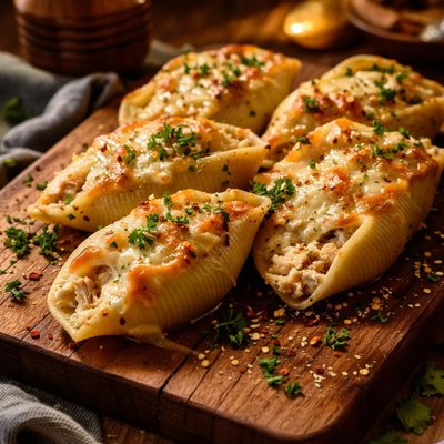 Image of Cheesy Chicken Stuffed Shells