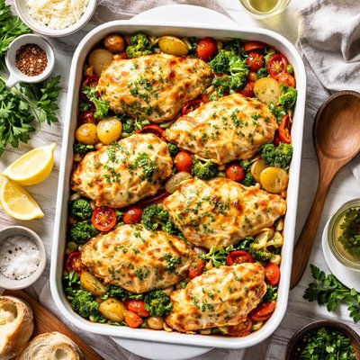 Image of Cheesy Chicken Supper