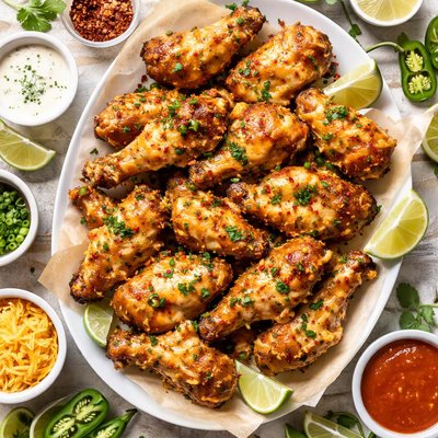 Image of Cheesy Chicken Wings