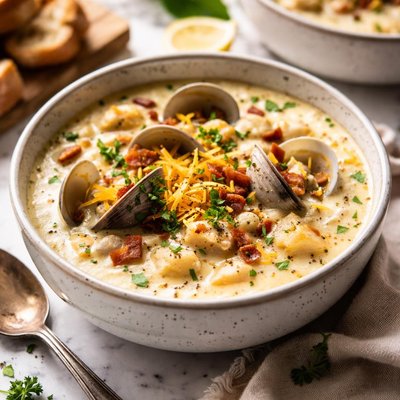 Image of Cheesy Clam Chowder