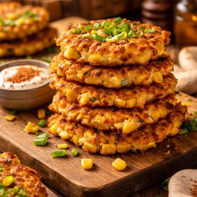 Image of Cheesy Corn Fritters
