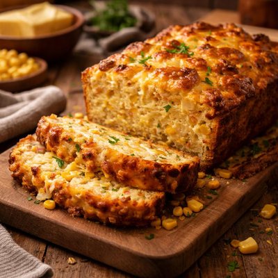Image of Cheesy Corn Loaf