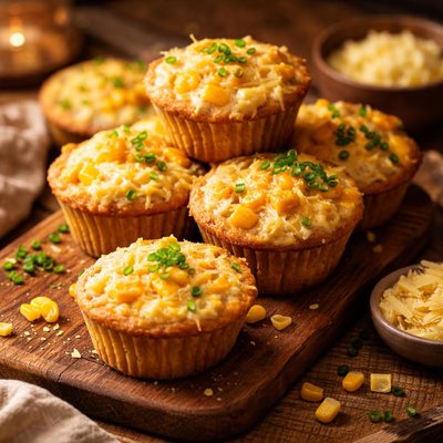 Image of Cheesy Corn Muffins