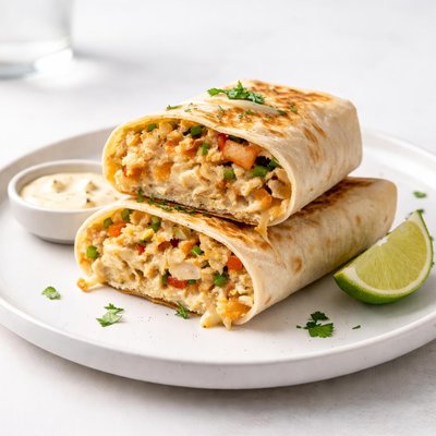 Image of Cheesy Crab Burritos