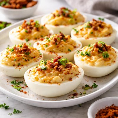 Image of Cheesy Deviled Eggs