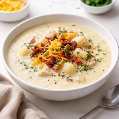 Image of Cheesy Dill Potato Soup