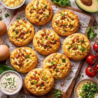 Image of Cheesy Egg Puffs