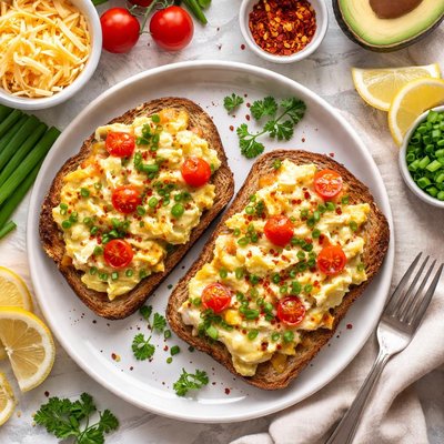 Image of Cheesy Egg Toast