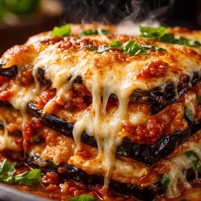 Image of Cheesy Eggplant Lasagna
