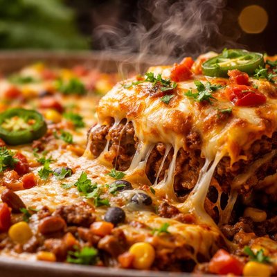 Image of Cheesy Enchilada Bake