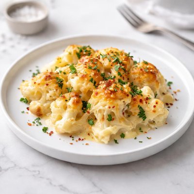 Image of Cheesy Fancy Cauliflower Bake