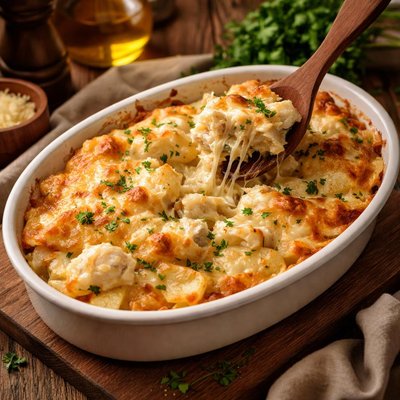 Image of Cheesy Fish Potato Casserole