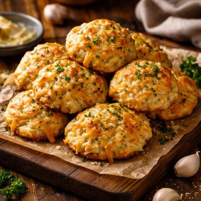 Image of Cheesy Garlic Biscuits