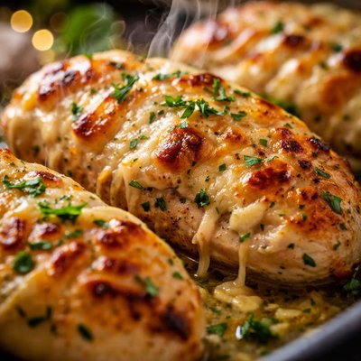 Image of Cheesy Garlic Chicken