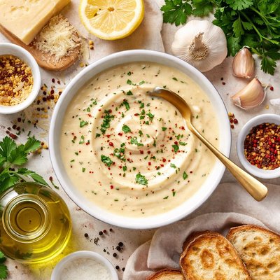 Image of Cheesy Garlic Sauce