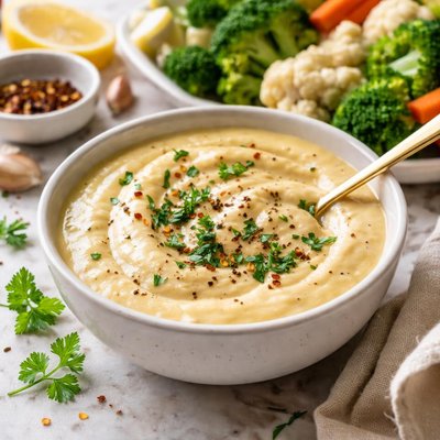 Image of Cheesy Garlic Sauce for Vegetables