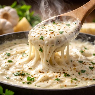 Image of Cheesy Garlic White Sauce