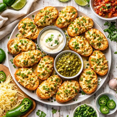 Image of Cheesy Green Chili Snacks