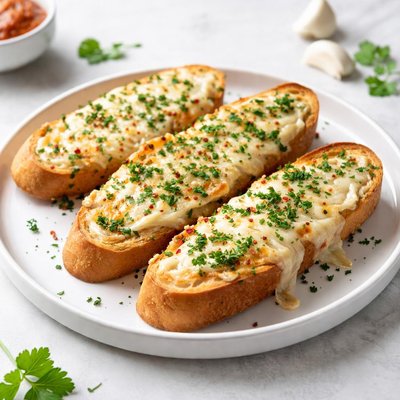 Image of Cheesy Herbed Garlic Bread
