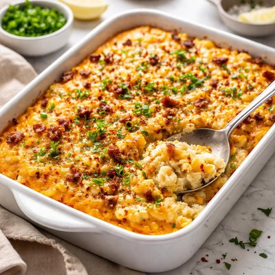 Image of Cheesy Hominy Casserole
