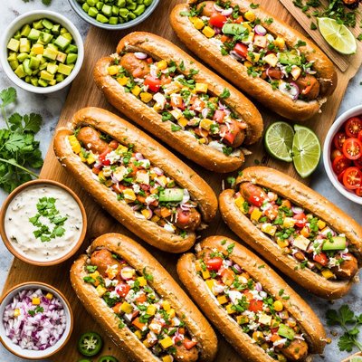 Image of Cheesy Hot Dogs