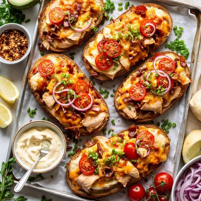 Image of Cheesy Hot Turkey Sandwiches