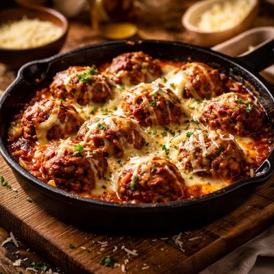 Image of Cheesy Italian Meatballs