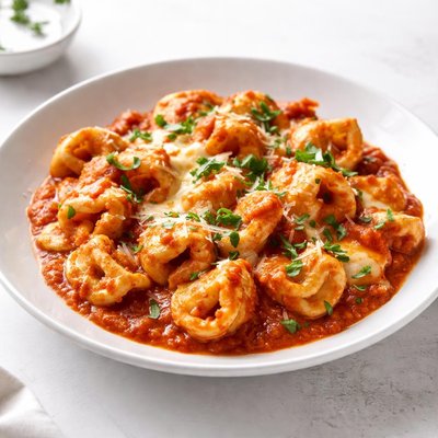 Image of Cheesy Italian Tortellini Crock Pot