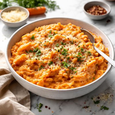 Image of Cheesy Mashed Carrots