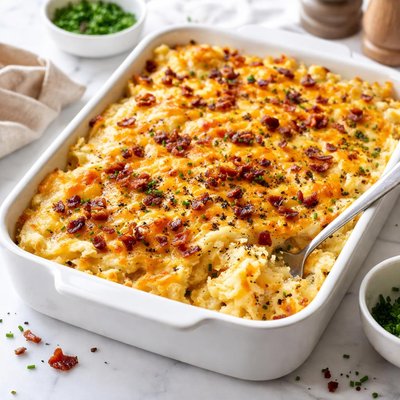 Image of Cheesy Mashed Potato Casserole
