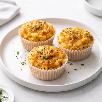 Image of Cheesy Mashed Potato Muffins