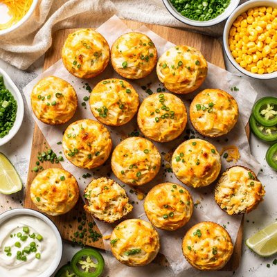 Image of Cheesy Mini Corn Muffins