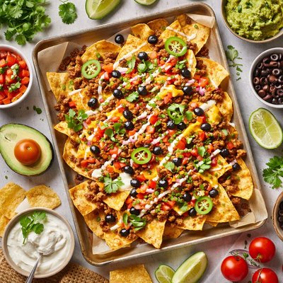 Image of Cheesy Nachos Mircrowave