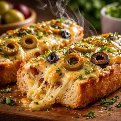 Image of Cheesy Olive Bread