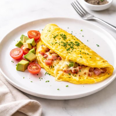 Image of Cheesy Omelete Surprise Kid Friendly