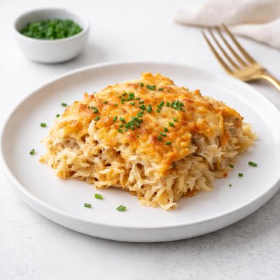Image of Cheesy Onion Hash Brown Casserole