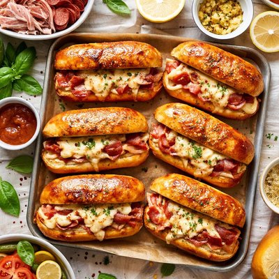 Image of Cheesy Oven Sandwiches