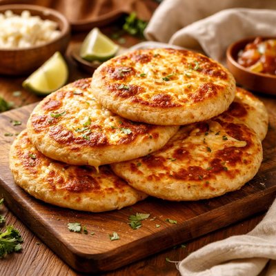 Image of Cheesy Panamanian Tortillas