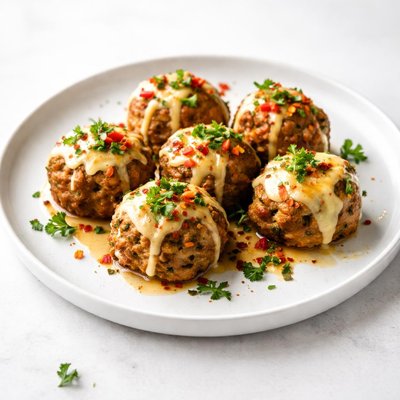 Image of Cheesy Pepper Meatballs