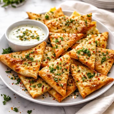 Image of Cheesy Pita Crisps