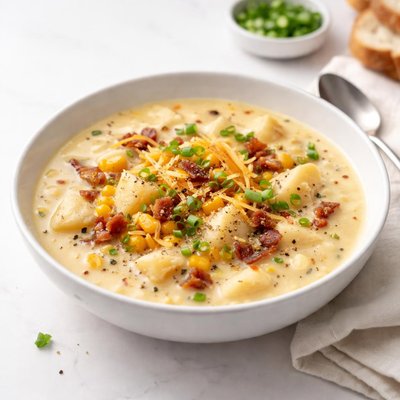 Image of Cheesy Potato Corn Chowder