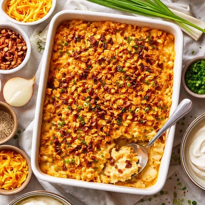 Image of Cheesy Potatoes with Crunch Topping