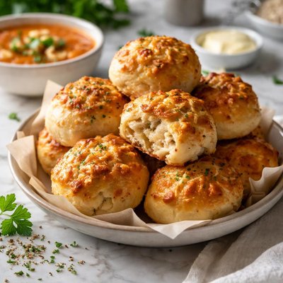 Image of Cheesy Rolls to Have with Soup or As a Snack