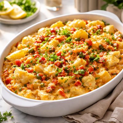 Image of Cheesy Rotel Potatoes