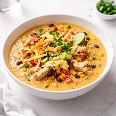 Image of Cheesy Salsa Chicken Chowder
