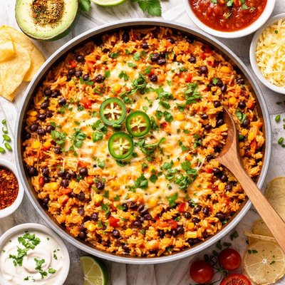 Image of Cheesy Salsa Rice
